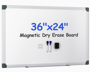 lot 110 image: VUSIGN Magnetic White Board Kit for Wall
