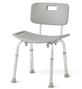 lot 126 image: Medline Bath Chair, Bench, Seat, Stool for Disabled, Seniors & Elderly Bathroom Transfer Inside ShowerTubBathtub