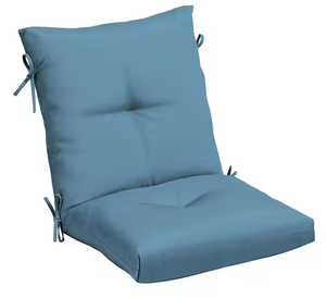 lot 128 image: Arden Selections Outdoor Plush Modern Tufted Blowfill Dining Chair Cushion