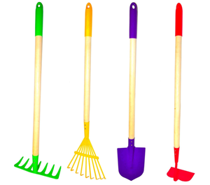 lot 147 image: 4PCS JustForKids Kids Garden Tool Set Toy