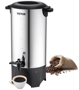 lot 148 image: VEVOR Coffee Urn 50Cups7.5qt, Coffee Maker Urn 1000W