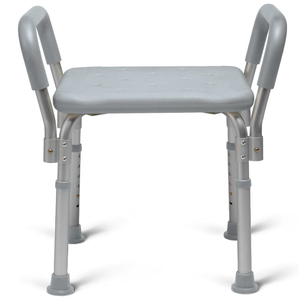 lot 152 image: Medline Backless Shower Chair with Arms - 350 lb