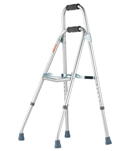 lot 153 image: VEVOR Folding Hemi Walker, One Arm Folding Walker for Seniors with 6-Level Adjustable Height