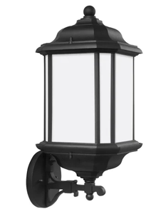 lot 166 image: Generation Lighting Kent 19 Tall LED Outdoor Wall Sconce