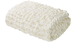 lot 183 image: Madison Park Chenille Chunky Knit Handmade Throw Blanket