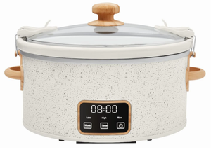 lot 404 image: The Pioneer Woman 6 Qt Digital Slow Cooker with Locking Lid