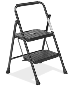 lot 417 image: Sweetcrispy 2 Step Ladder, 800lbs Sturdy Portable Ladder