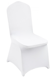 lot 426 image: VEVOR Stretch Spandex Folding Chair Covers- White