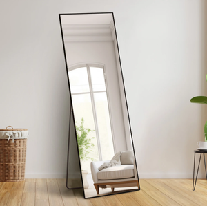 lot 514 image: Full Length Mirror, Nano Glass Floor Mirror, Standing Rectangle Floor Mirrors