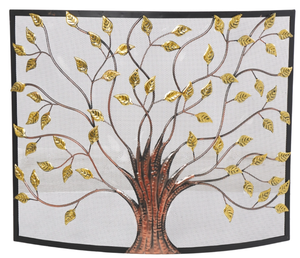 lot 517 image: Fireplace Screens Large Single Panel Fireplace Screen Iron Cover Portable Safety Durable Fence