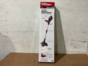 lot 284 image: Hyper Tough 20V Max Cordless 12 String Trimmer, HT21-401-003-02