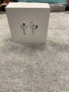 lot 13 image: Apple - AirPods 4 with Active Noise Cancellation - White