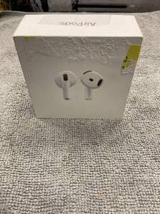 lot 15 image: Apple - AirPods 4 with Active Noise Cancellation - White
