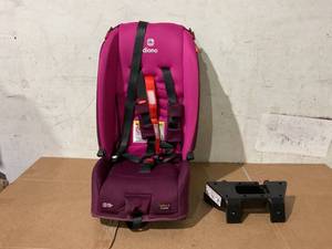 lot 33 image: Diono Radian 3R, 3-in-1 Convertible Car Seat, Rear Facing & Forward Facing, 10 Years 1 Car Seat, Slim Fit 3 Across, Pink Blossom