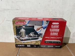 lot 615 image: Coleman Classic Propane Gas Camping Stove, 2-Burner