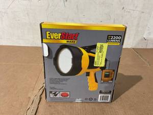 lot 634 image: EverStart Maxx SL10LEDE 2200 Lumen LED Spotlight, Rechargeable, USB Power