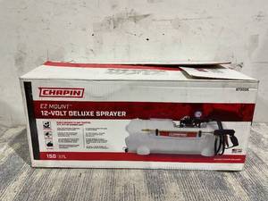 lot 79 image: Chapin 97300E 15-gallon 12V Dripless Mounted ATVUTV Sprayer