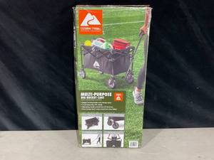lot 661 image: Ozark Trail Multi-Purpose Big Bucket Cart, Black Wagon