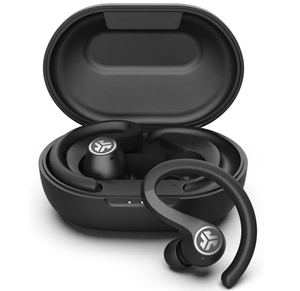 lot 200 image: JLab JBuds Air Sport True Wireless Bluetooth Earbuds  Charging Case, Black