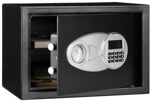 lot 283 image: Amazon Basics Steel Security Safe and Lock Box with Electronic Key