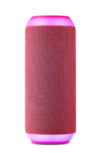 lot 300 image: onn. Large Rugged Speaker with LED Lighting, Pink