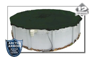 lot 357 image: Arctic Armor Silver 15 Round Winter Pool Cover 12 Year Warranty WC801-4