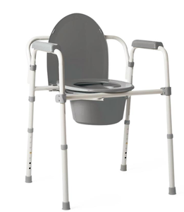 lot 360 image: Medline Steel Commode with Microban