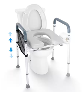 lot 361 image: VEVOR Raised Toilet Seat 7-Position Height Adjustment 19.3 - 25.2 in. 350 lbs. Weight Capacity Non- Electric Waterless Toilet