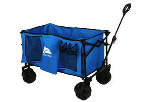 lot 445 image: Ozark Trail All-Terrain Big Bucket Cart Wagon, Height 27, Blue