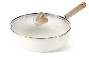 lot 466 image: Carote Bon Apptit Collection 5.0QT Nonstick Saut Pan-White