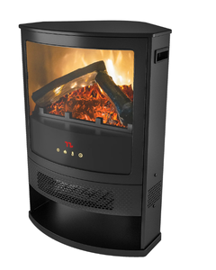 lot 486 image: Better Homes & Gardens New Electric Corner Stove Heater with Remote