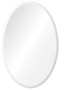 lot 622 image: Ren-Wil Frances Oval Mirror, 18 x 1 x 28 inches