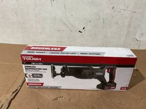 lot 507 image: Hyper Tough 20V Brushless Reciprocating Saw, with 2.0Ah Battery Pack and Standard Charger
