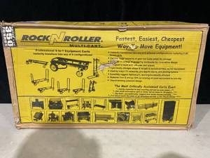 lot 509 image: Rock-N-Roller R2RT (Micro) 8-in-1 Folding Multi-CartHand TruckDollyPlatform Cart26 to 39 Telescoping Frame350 lbs