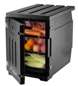 lot 44 image: VEVOR Insulated Food Pan Carrier, 82 Qt Hot Box for Catering