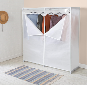 lot 192 image: Honey-Can-Do Freestanding Storage Closet with Cover