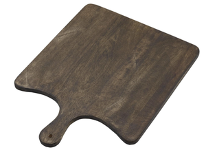 lot 390 image: Fitz and Floyd Austin Craft Maryn Mango Wood Paddle Cheese Charcuterie Serving Board