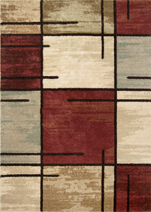 lot 586 image: Better Homes & Gardens Spice Grid Area Rug
