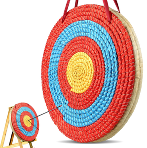 lot 595 image: VEVOR Archery Target, 3 Layers 20 Arrow Target, Traditional Solid Straw Round Archery Target Shooting Bow