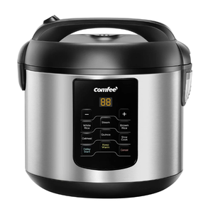 lot 710 image: COMFEE Rice Cooker, 6-in-1 Stainless Steel Multi Cooker