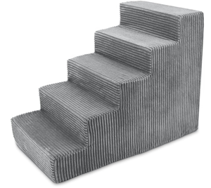 lot 712 image: Best Pet Supplies Portable Dog Foam StairsSteps for Couch Sofa and High Bed Non-Slip