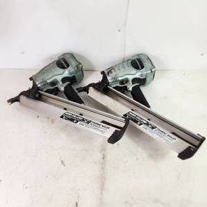 lot 56 image: Lot Of Two Metabo HPT Paper Collated Framing Nailers NR 90AD PARTS AND REPAIR ONLY