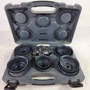 lot 62 image: Blue-Point 14 Piece Heavy-Duty End Cap Filter Wrench Set Great Condition