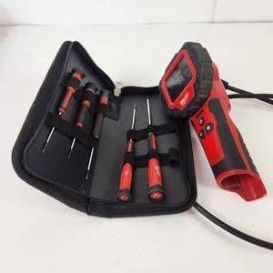 lot 75 image: Milwaukee 2313-20 M-Spector 360 Rotating Inspection Scope And Screwdriver Set Scope Works Great Condition