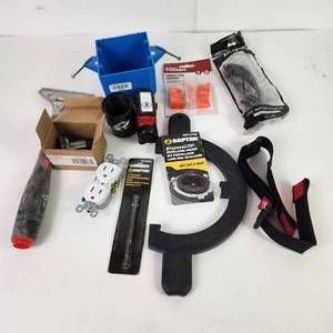 lot 92 image: Miscellaneous Items Ear Plugs Electrical Hex Driver Disposal Lift And More