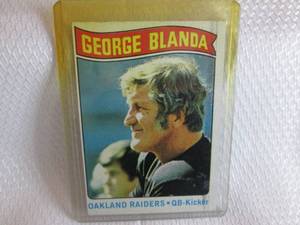 lot 9 image: 1975 Topps George Blanda Card...