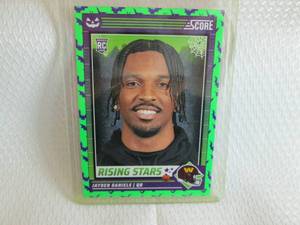 lot 10 image: 2024 Score Jayden Daniels Rookie Ca...