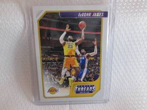 lot 13 image: 2019-20 Threads LeBron James Card...
