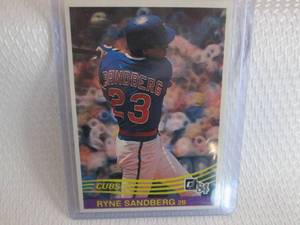 lot 38 image: 1984 Donruss Ryne Sandberg Card...