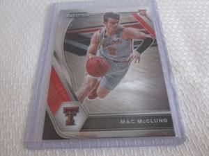 lot 44 image: 2021 Prizm Mac McClung Rookie Card...